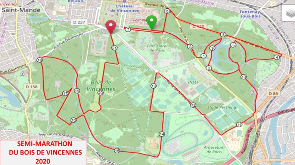 SEMI MARATHON DU BOIS DE VINCENNES Sport Passion Organisation